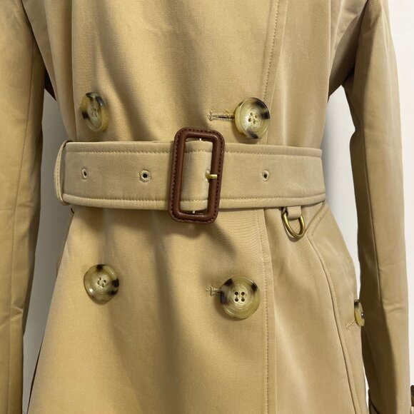 NWOT ！Burberry  Short Chelsea Heritage Trench Coat - Picture 7 of 16